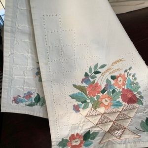 Gorgeous hand embroidered runner
